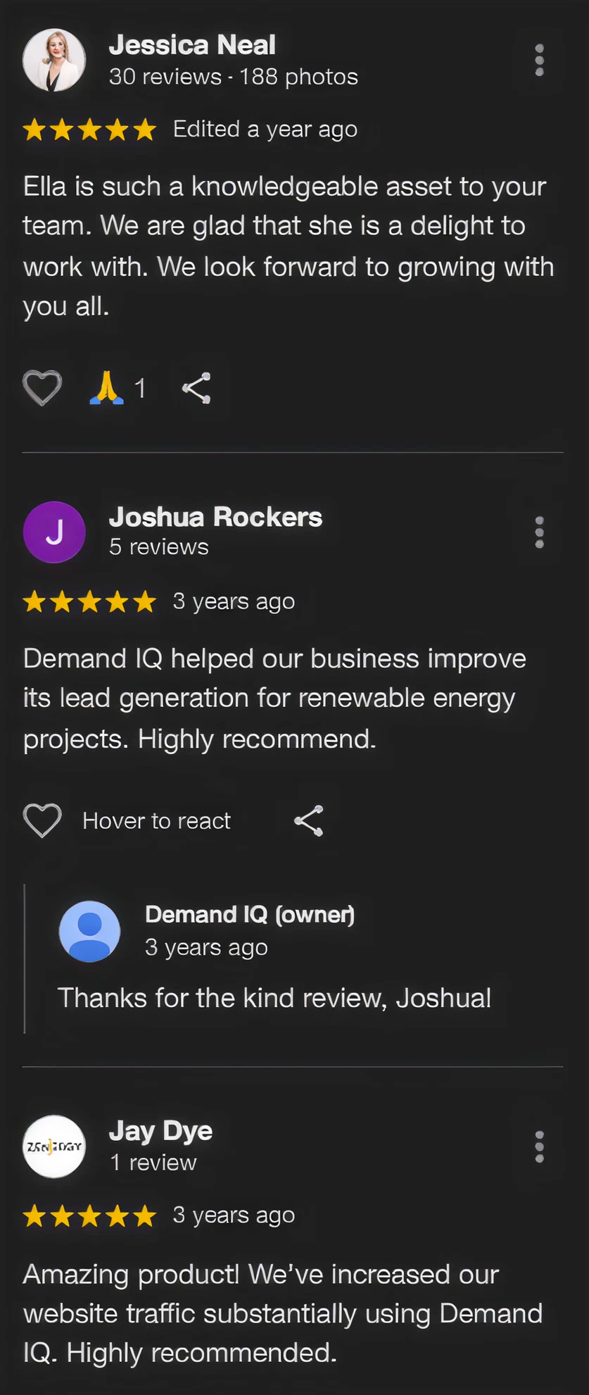Customer review 29